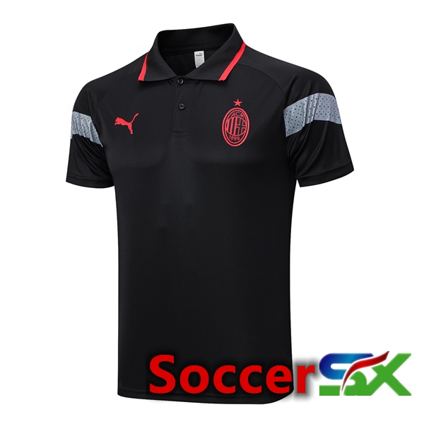 AC Milan Soccer Polo Black 2023/2024