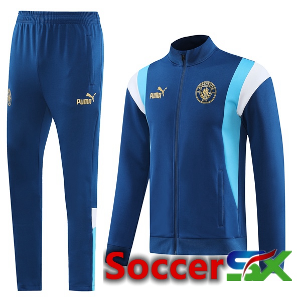 Manchester City Training Jacket Suit Royal Blue 2023/2024