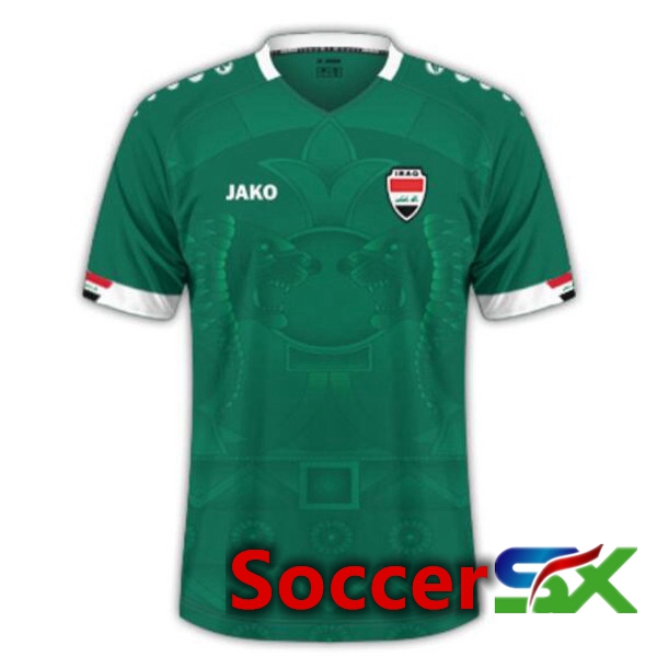 Iraq Soccer Jersey Home Green 2023/2024
