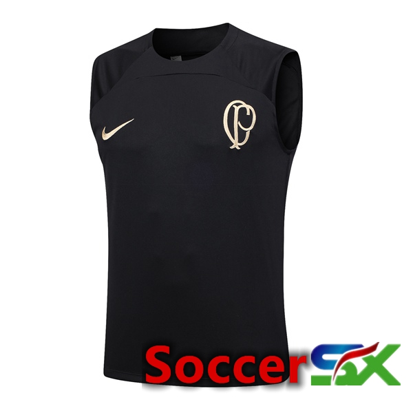 Corinthians Soccer Vest Black 2023/2024