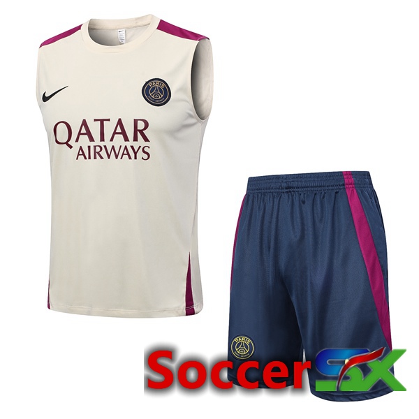 FC Barcelona Soccer Vest + Shorts Brown 2023/2024