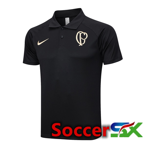 Corinthians Soccer Polo Black 2023/2024