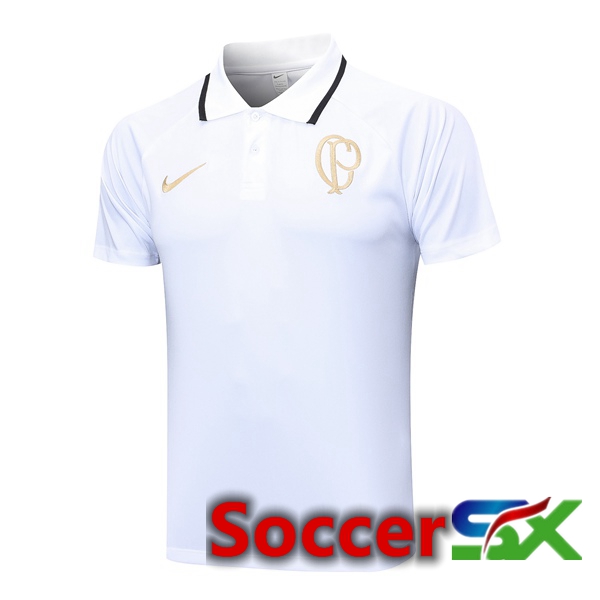 Corinthians Soccer Polo White 2023/2024