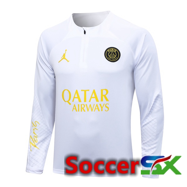 Paris PSG Training Sweatshirt White 2023/2024
