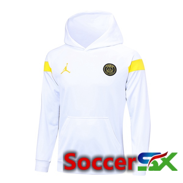 Paris PSG Training Sweatshirt Hoodie White 2023/2024