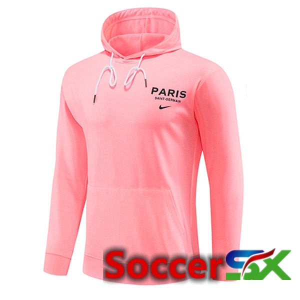 Paris PSG Training Sweatshirt Hoodie Pink 2023/2024