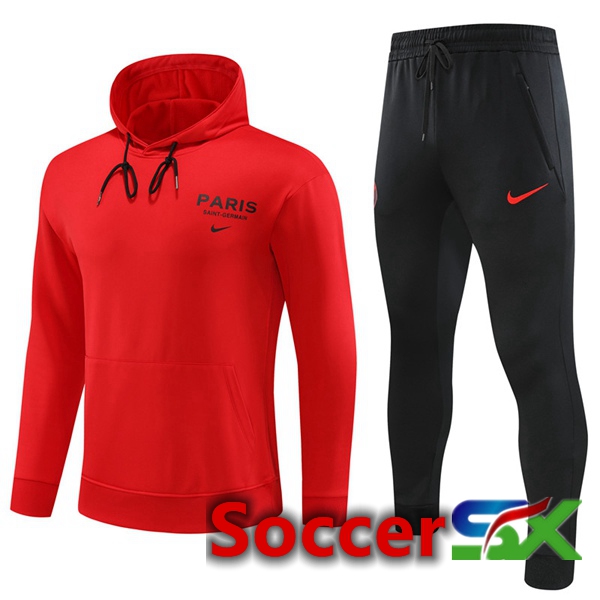 Paris PSG Training Hoodie Red 2023/2024