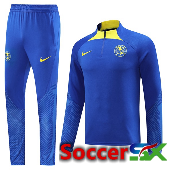 Club America Training Tracksuit Suit Blue 2023/2024