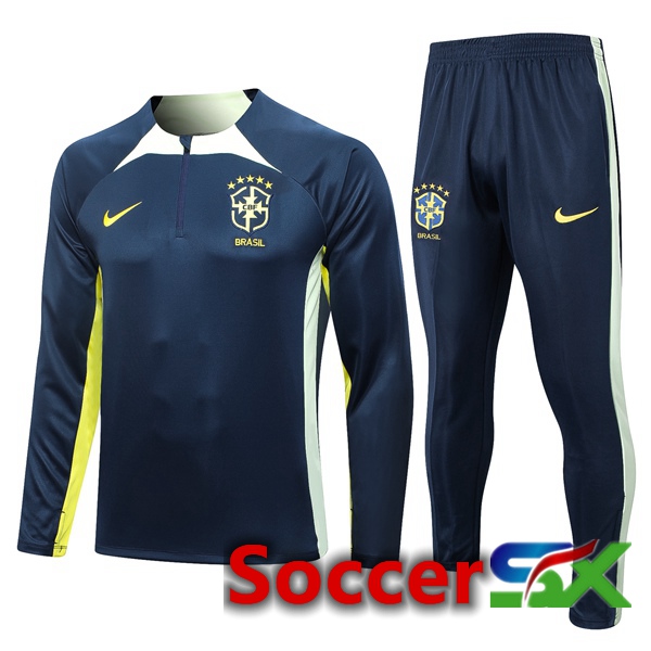 Brazil Training Tracksuit Suit Royal Blue 2023/2024