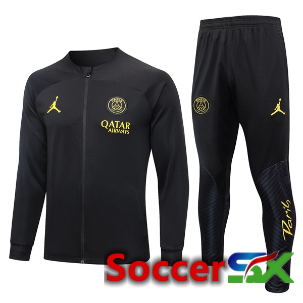 Paris PSG Training Jacket Suit Black 2023/2024