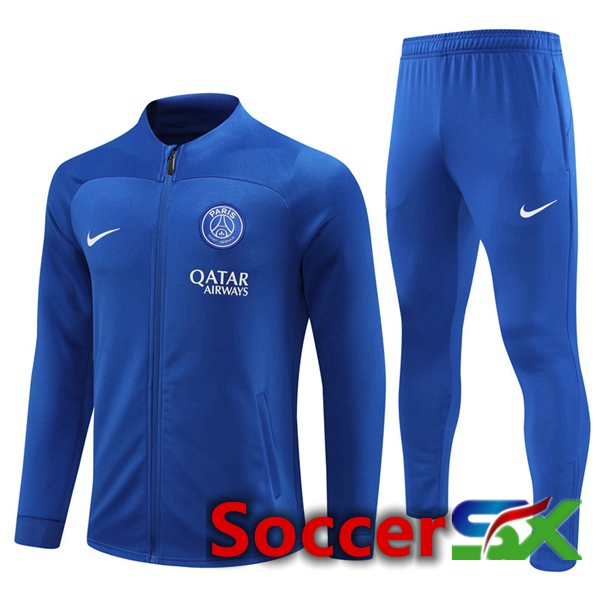 Paris PSG Training Jacket Suit Blue 2023/2024