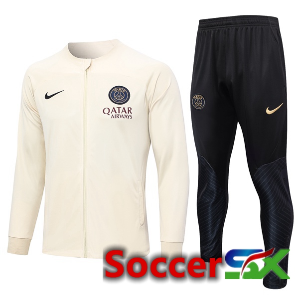 Paris PSG Training Jacket Suit Brown 2023/2024