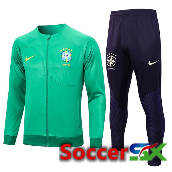 Brazil Training Jacket Suit Green 2023/2024