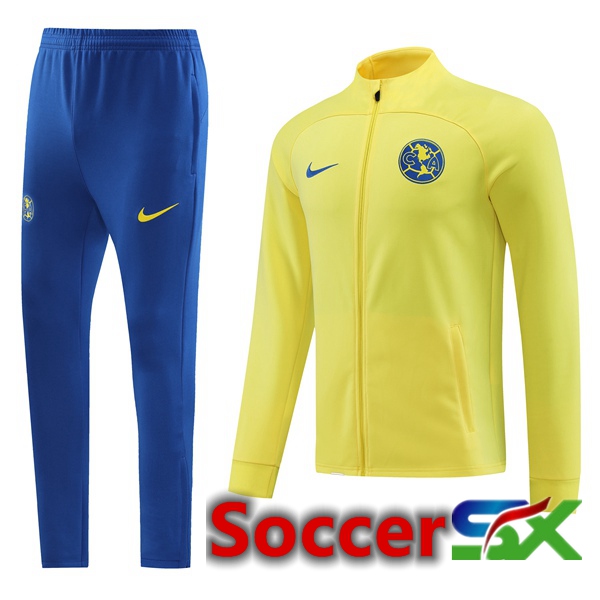 Club America Training Jacket Suit Yellow 2023/2024