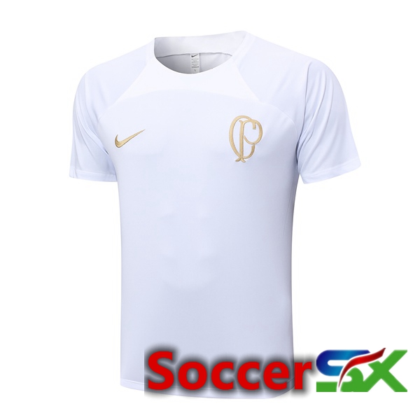 Corinthians Training T Shirt White 2023/2024