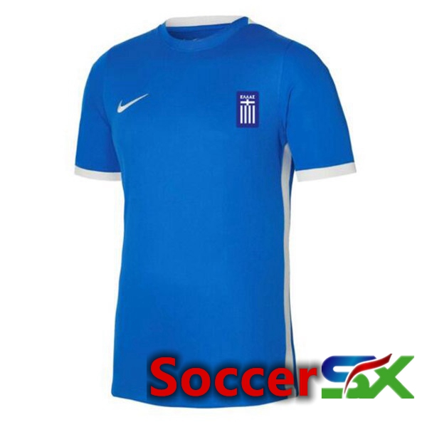 Greece Soccer Jersey Third Blue 2023/2024