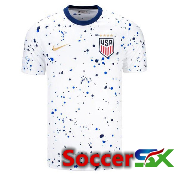 USA Soccer Jersey Home White 2023/2024