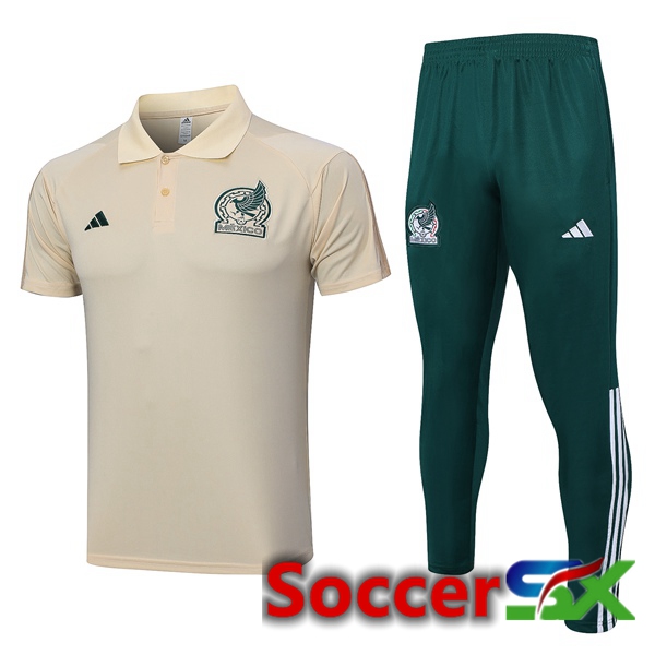 Mexico Soccer Polo + Pants Brown 2023/2024