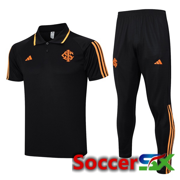 SC Internacional Soccer Polo + Pants Black 2023/2024