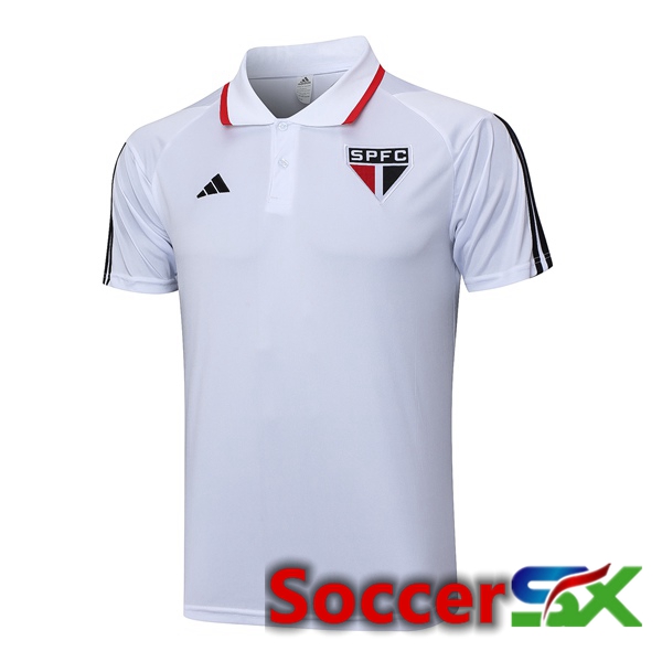 Sao Paulo FC Soccer Polo White 2023/2024