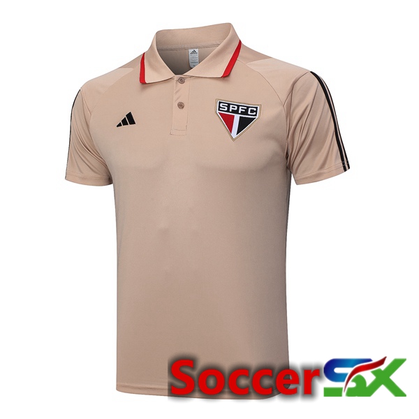Sao Paulo FC Soccer Polo Brown 2023/2024