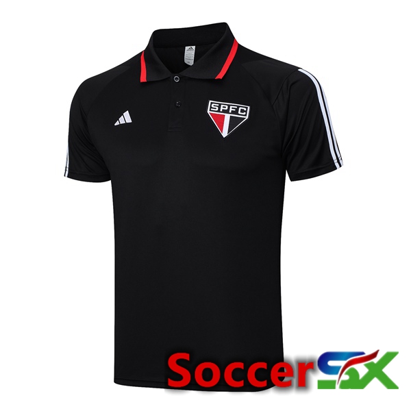 Sao Paulo FC Soccer Polo Black 2023/2024