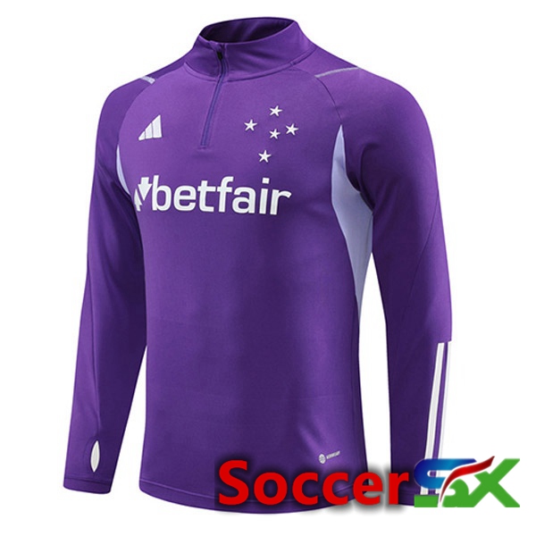 Cruzeiro EC Training Sweatshirt Purple 2023/2024