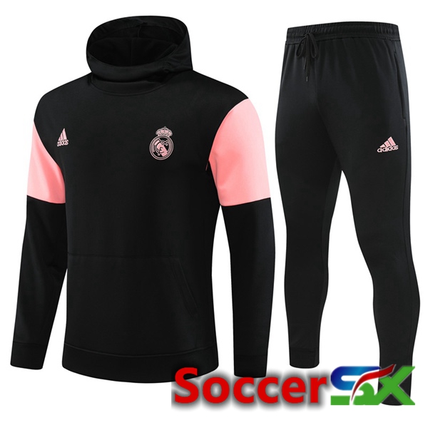 Real Madrid Training Tracksuit Hoodie Black 2023/2024