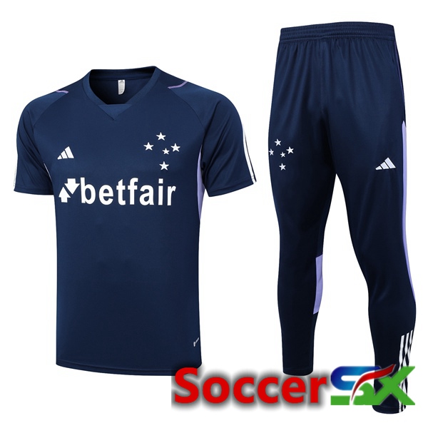 Cruzeiro EC Training T Shirt + Pants Royal Blue 2023/2024