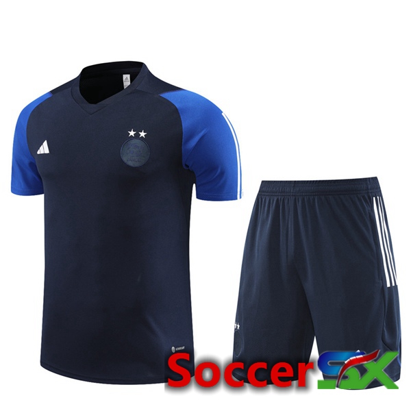 Algeria Training T Shirt + Shorts Royal Blue 2023/2024