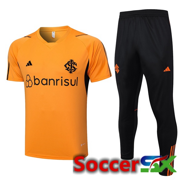 SC Internacional Training T Shirt + Pants Orange 2023/2024