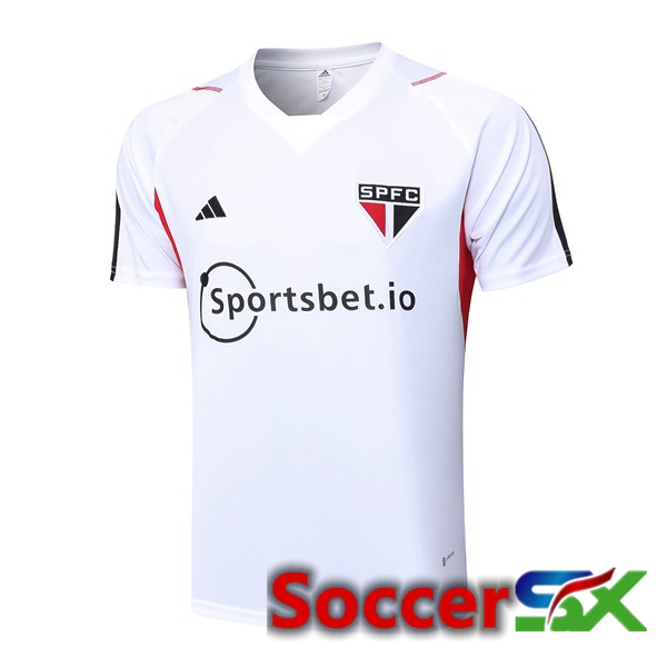 Sao Paulo FC Training T Shirt White 2023/2024