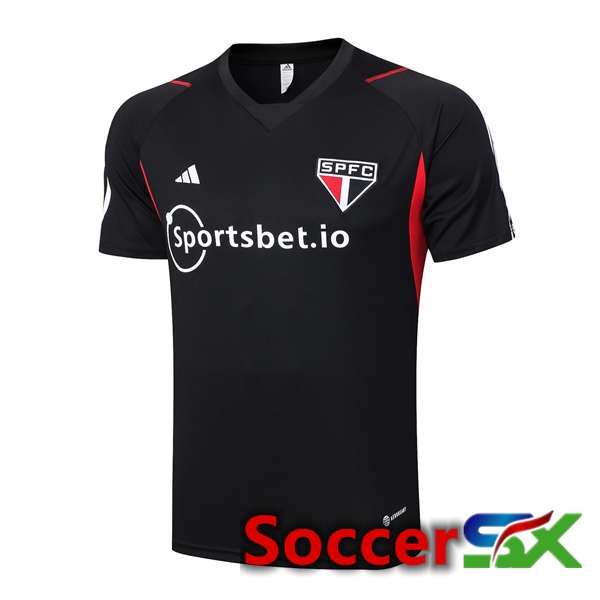 Sao Paulo FC Training T Shirt Black 2023/2024