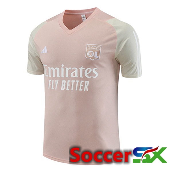 Lyon OL Training T Shirt Pink 2023/2024