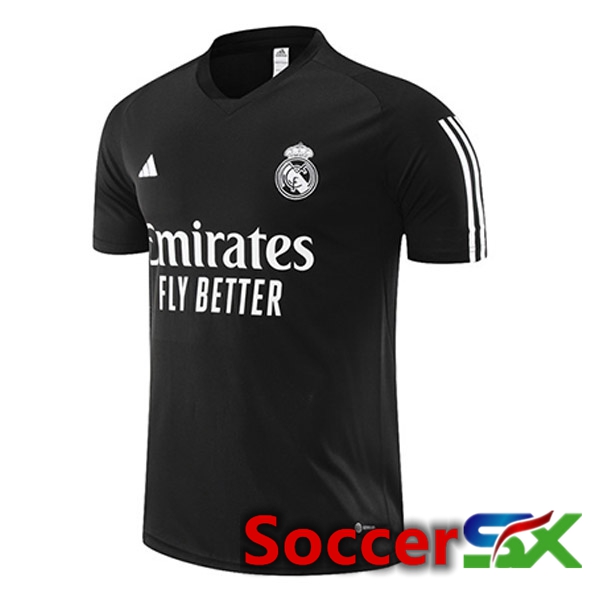 Real Madrid Training T Shirt Black 2023/2024
