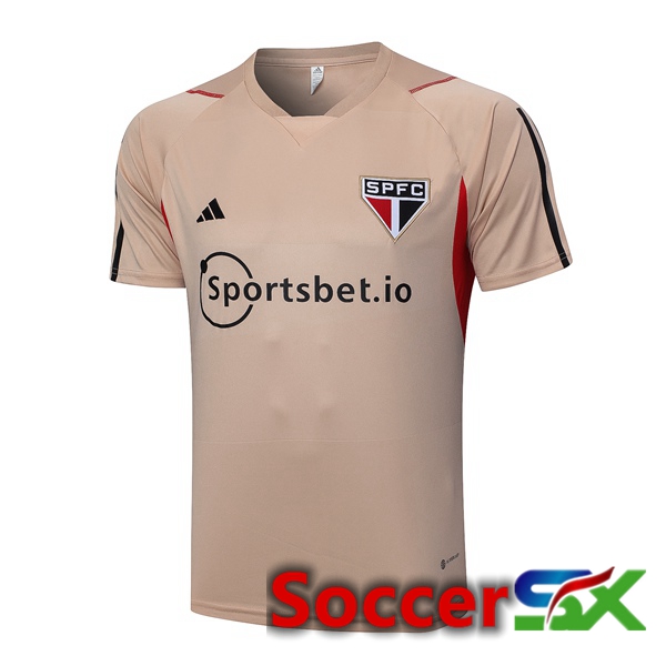 Sao Paulo FC Training T Shirt Brown 2023/2024