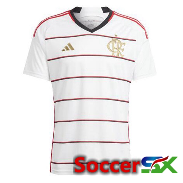 Flamengo Soccer Jersey Away White 2023/2024