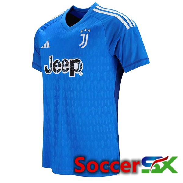 Juventus Soccer Jersey Goalkeeper Blue 2023/2024