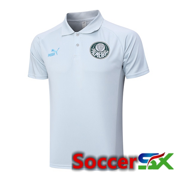 Palmeiras Soccer Polo Grey 2023/2024