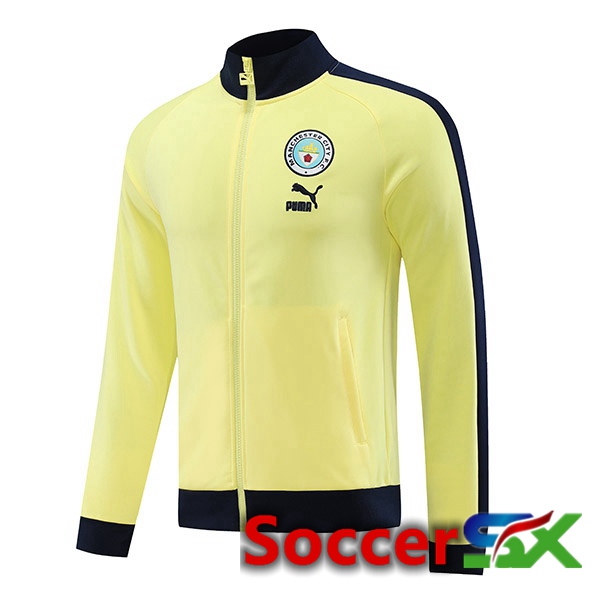 Manchester City Training Jacket Yellow 2023/2024