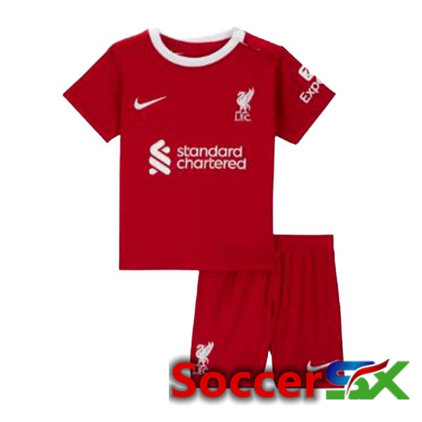 FC Liverpool Kids Soccer Jersey Home Red 2023/2024