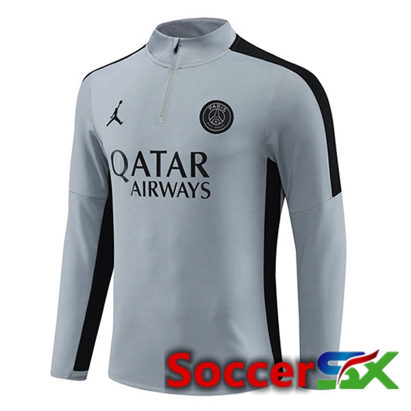 JORDAN Paris PSG Training Sweatshirt Grey 2023/2024