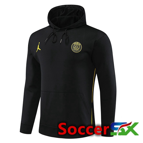 JORDAN Paris PSG Training Sweatshirt Hoodie Black 2023/2024