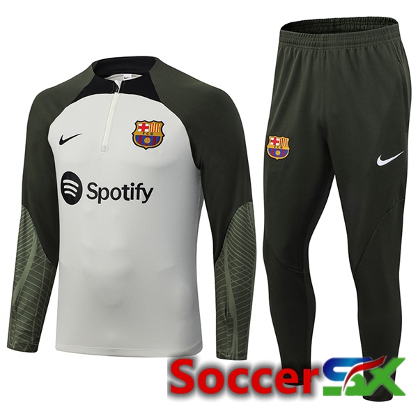 FC Barcelona Training Tracksuit Suit Grey 2023/2024