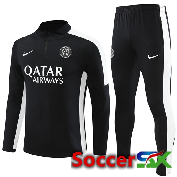 Paris PSG Training Tracksuit Suit Black 2023/2024