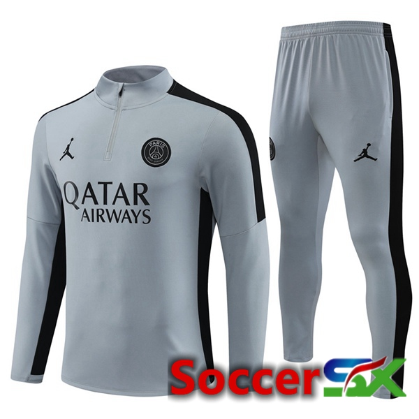 JORDAN Paris PSG Training Tracksuit Suit Grey 2023/2024