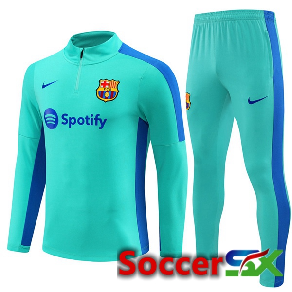 FC Barcelona Training Tracksuit Suit Cyan 2023/2024