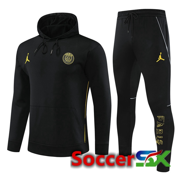 JORDAN Paris PSG Training Tracksuit Hoodie Black 2023/2024