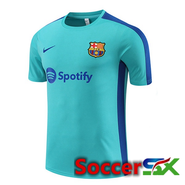 FC Barcelona Training T Shirt Cyan 2023/2024