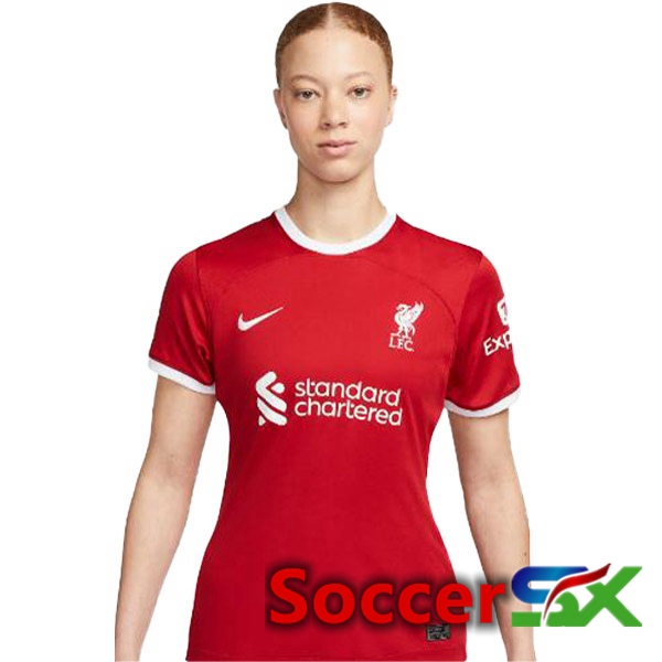FC Liverpool Womens Soccer Jersey Home Red 2023/2024